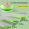 1Pair Breathable Cushion Insoles Shock Absorbing Shock Absorbing Sweat Insole Height Increase Pad for Sports Shoes(EU39-40(2.5cm)) view 2