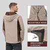 Aventik Guardex Mosquito Jacket with Reflective Strip & Horizontal Zip Pocket Tear-Resistant Bug Shirt with Detachable Hood (Medium-Large) view 4