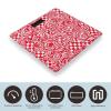 Red White Scale for Body Weight Anti-Slip Sturdy Tempered Glass Weighing Machine Highly Digital Accurate Bright LCD Bathroom Scale for Household Gift view 3