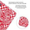 Red White Scale for Body Weight Anti-Slip Sturdy Tempered Glass Weighing Machine Highly Digital Accurate Bright LCD Bathroom Scale for Household Gift view 4