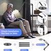 Baoomalongly 10X Large Floor Magnifying Glass with Light and Stand, 3-in-1 Adjustable Height Lighted Magnifier, 72 LED Floor Lamp 5 Color Stepless Dimmable Arm Swing Floor Magnifying Lamp for Reading view 2