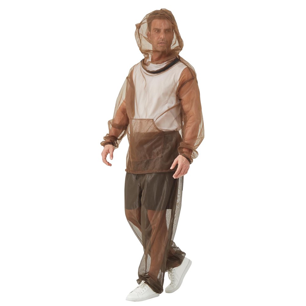 Aventik Mosquito Jacket Mosquito Pants Mosquito Suit No-See-Um Mesh, Super Light, Keep Safe Cool, UV Protection (Mosquito Suit, Medium-Large)