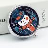 Portable Pill Box 3 Compartments, Small Round Metal Medicine Organizer for Pocket, Snowman Christmas Symbol Pill Case for Vitamins, Fish Oil, Supplement & Travel view 4