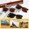 OPTOFENDY Bifocal Sunglasses for Women Men, Square Outdoor Reading Sunglasses with Spring Hinge, UV400 Protection Sun Readers, Tortoise 2.5 view 3