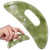 HAPINARY Green Jade Gua Sha Tool Facial Sculpting Massager with Polished Surface for Face Neck and Eye Massage Manual Muscle Tension Relief and Strain Reduction Spa Massage Board view 1