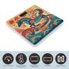 Painted Horse Scale for Body Weight Anti-Slip Sturdy Tempered Glass Weighing Machine Highly Digital Accurate Bright LCD Bathroom Scale for Household Gift view 3