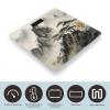 Chinese Landscape Painting Scale for Body Weight Anti-Slip Sturdy Tempered Glass Weighing Machine Highly Digital Accurate Bright LCD Bathroom Scale for Household Gift view 3