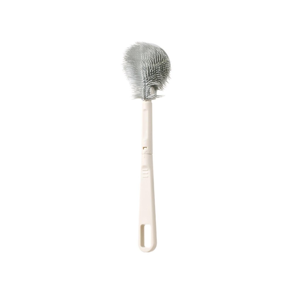 360 Flexible Silicone Bottle Brush - Long Handle Deep Clean Brush for Cups, Mugs, Thermos, Teapot, Reusable Dishwasher Safe Brush, 9.84 x 1.97 x 1.97 Inch (1)
