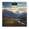 Cook National Park Mountain Landscape Scale for Body Weight Anti-Slip Sturdy Tempered Glass Weighing Machine Highly Digital Accurate Bright LCD Bathroom Scale for Household Gift view 1