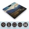 Cook National Park Mountain Landscape Scale for Body Weight Anti-Slip Sturdy Tempered Glass Weighing Machine Highly Digital Accurate Bright LCD Bathroom Scale for Household Gift view 3