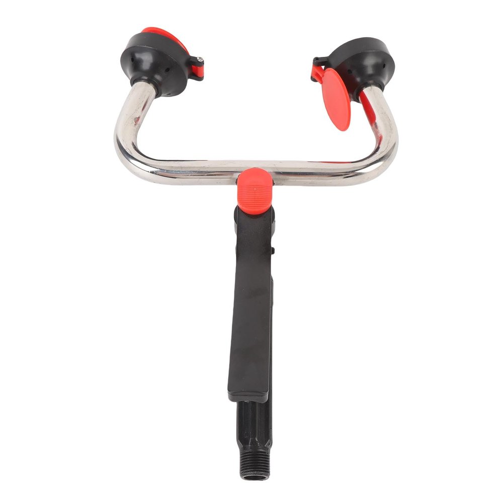 Jeanoko Double Port Robust Stainless Steel Eye Wash Kit for Emergency Use in Industrial Sites, Offices