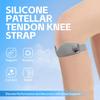 2Pack SiliCone Patellar Tendon Support Strap - Flex Wrap Knee for Men and Women, Non-Slip Patella Band for Running, Jumping & Pain Relief(Black) view 3