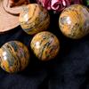 DGHIHZDHO Crystal Tiger Pattern Ball Stone Polished Home Desk Decoration Feng Shui Ball Crafts Ornaments,60~70mm view 2