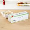 Restaurantware Cling Wrap 2 Roll Of 12" x 2000' Plastic Food Wrap With Slide Cutter, Clear, Micorwavable, Freezer-safe, For Food Prep, Commercial and Home Kitchens view 3