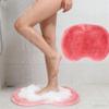 2026 New Silicone Massage Bath Mat,Silicone Shower Foot Scrubber Mat,Hands-Free Silicones Foot Scrubber Mats Back Scrubber Massage Pad with Non-Slip Suction Cups Suction Cups and Drain Hole (Pink) view 3