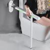 Foldable Wall-Mounted Grab Bars for Bathroom Safety - Anti-Slip Toilet & Shower Support Aid for Elderly, Pregnant, & Disabled - Secure Handrail Assist (White) view 1