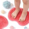 2026 New Silicone Massage Bath Mat,Silicone Shower Foot Scrubber Mat,Hands-Free Silicones Foot Scrubber Mats Back Scrubber Massage Pad with Non-Slip Suction Cups Suction Cups and Drain Hole (2PCS-A) view 3