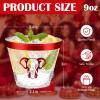Jingmore 50 Pcs Sorority Paraphernalia Gift 9 oz Greek Sorority Disposable Clear Cups Red Elephant Drinking Cups Delta Theta Gifts for Sisterhood Party Supplies view 2
