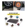 Portable Non-Slip Wheelchair Ramp - 5" & 4" Curb Ramp for Scooters, Driveway & Garage Entry - Durable Plastic Threshold Ramp for Easy Access & Enhanced Mobility view 2