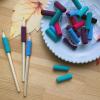 10Pcs Ergonomic Sponge Pencil Holder Grip Foam Pen Grip for Adult Artists Office Workers Handwriting Writing Tool view 3