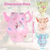 12Pcs Tea Party Decorations Floral Teapot Centerpiece for Floral Tea Themed Birthday Party Flower Vase Boxes Centerpiece for Wedding Anniversaries Supplies Mother's Day Gift view 2