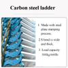 Extension Ladder Wall Mounted Attic Stairs Load 300kg/660lb Pull Down Attic Ladder for Decor House Anti-Slip Folding(3.25-3.5m/9.8-11.4ft) view 4