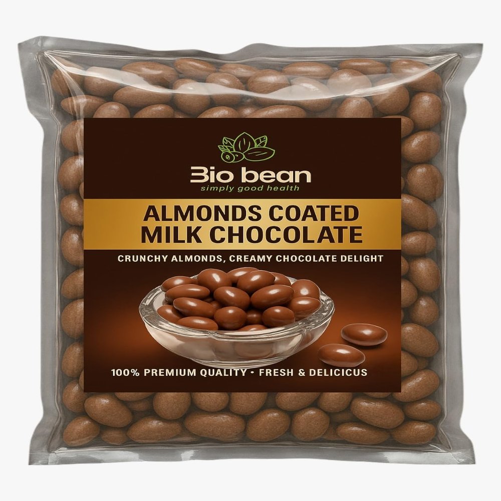 PGM DISTRIBUTORS Milk Chocolate Covered Almonds, Whole Dry Roasted, 2.20 Pound Bulk Pack, Oval Shape, for Office, Snacking, Gifting