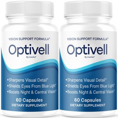 (2 Pack) Optivell Eye Capsules - Official Optivell Advanced Premium Vision Support Pills - Maximum Strength, Natural Vitamins for Overall Health & Wellness Reviews, 120 Capsules for 2 Months