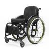 TRGCJGH Folding Sports Wheelchair, Self-propelled Transport Wheelchairs for Adults, Aluminum Alloy, with Handbrakes,Quick Release Rear Wheels(Green,14.9in Seat Width) view 1