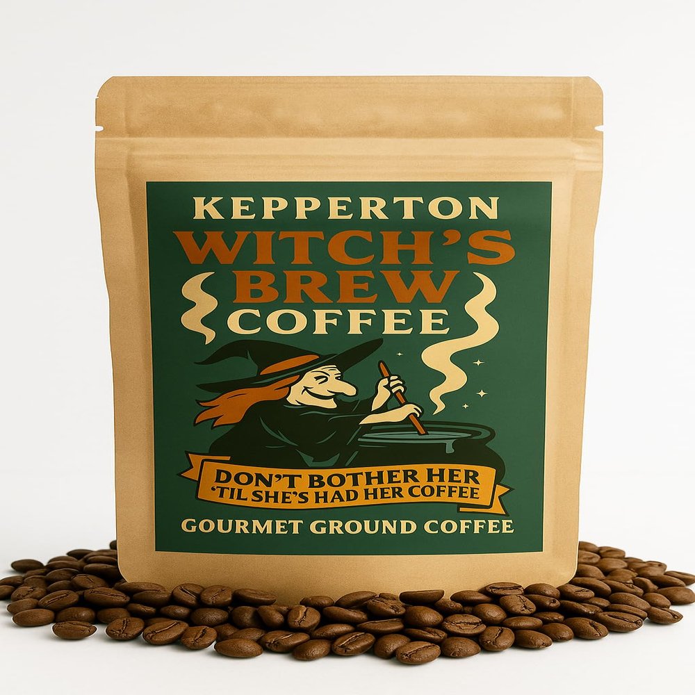 Witchs Brew Ground Coffee - Funny Witch Gift for Halloween Lovers, Spooky Movie Fans, Boo Baskets & Witchy Gag Gifts