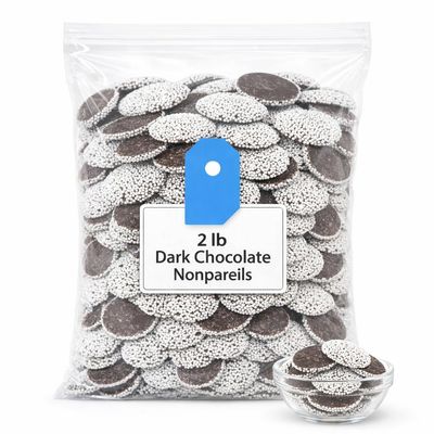 Dark Chocolate Nonpareils Candy 2 LB 616148