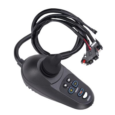 FTVOGUE 50A Electric Chair Joystick Controller with EABS Ramp Hold Safety Feature Hall Joystick Control for Mobility Chair Power Wheelchair Replacement