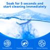 2X Cleaning Power Upgrade Formula Toilet Bowl Refills, Fits for Clorox, 150 Count Disposable Toilet Brush Refills - No Falling Apart, Fits Most Brand Brushes for Bathroom Cleaning view 2