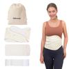 Castor Oil Pack Wrap, Comfort Fit, Cotton Flannel Pad, Reusable and Mess-Free (Castor Oil Not Included) view 1
