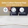 Castor Oil Pack Wrap, Comfort Fit, Cotton Flannel Pad, Reusable and Mess-Free (Castor Oil Not Included) view 3