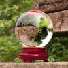 AEVHBAMXN Clear Crystal Ball Sphere with Stand,Large K9,Witchcraft and Magical Accessory for Gifts, Photography, Home Office Decor,18cm/7.1in view 2