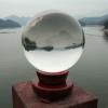 AEVHBAMXN Clear Crystal Ball Sphere with Stand,Large K9,Witchcraft and Magical Accessory for Gifts, Photography, Home Office Decor,18cm/7.1in view 4