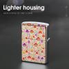 CASOWAT Watercolor Mushroom Pattern Lighter Case - Cool Novelty Lighter Cover for Men, Father, Boyfriend, Husband | Everyday Carry Gift for Outdoor Hiking & Camping view 4