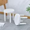 OSOLADY Three-Legged Stool Non-Slip Thickened Round Footstool 25Cm X 21Cm S Bathroom and Living Room Step Stool Anti-Skid Seat view 3
