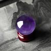 AEVHBAMXN Quartz Amethyst Ball,Crystal Gemstone Sphere with Stand,Home Decoration Fengshui Divination for Art Decor,80mm view 4