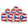 STVNKML 8-Pack Puerto Rico Flag Drawstring Gift Bags Cotton Linen Party Favors Bags for Decorated Event Favors view 1