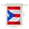 STVNKML 8-Pack Puerto Rico Flag Drawstring Gift Bags Cotton Linen Party Favors Bags for Decorated Event Favors view 2