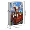 CASOWAT Cute Cow Lighter Case - Cool Novelty Lighter Cover for Men, Father, Boyfriend, Husband | Everyday Carry Gift for Outdoor Hiking & Camping view 2