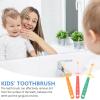 ARTSEWPLY Toothbrush 3pcs Soft Bristles Manual Toothbrush Set for Ages 1-6, Washable Rotatable Tooth Cleaning Brush for and Random Color Random Color view 2