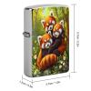 CASOWAT Red Pandas Lighter Case - Cool Novelty Lighter Cover for Men, Father, Boyfriend, Husband | Everyday Carry Gift for Outdoor Hiking & Camping view 2