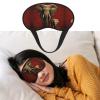 an Elephant Eye Mask for Sleeping Soft Satin Sleep Shade Cover Blindfold with Elastic Strap Travel Nap Blackout Eye Shade Cover for Women Men view 2