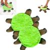 Floor Turtle Foot Mop, 11.84'' Cute Double-Sided Turtles-Shaped Floor Cleaning Pad with Rag, Washable Reusable Pad for Home Office Kitchen Floors (2PCS) view 1