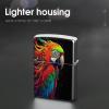 CASOWAT Colorful Parrot Lighter Case - Cool Novelty Lighter Cover for Men, Father, Boyfriend, Husband | Everyday Carry Gift for Outdoor Hiking & Camping view 4