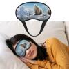 Polar Bear Penguin Eye Mask for Sleeping Soft Satin Sleep Shade Cover Blindfold with Elastic Strap Travel Nap Blackout Eye Shade Cover for Women Men view 2
