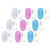 Abaodam Silicone Finger Toothbrush 9Pcs Set with Storage Box, Oral Cleaning Brush for Teeth and Tongue Care, Soft Silicone for 0-3 Years view 1